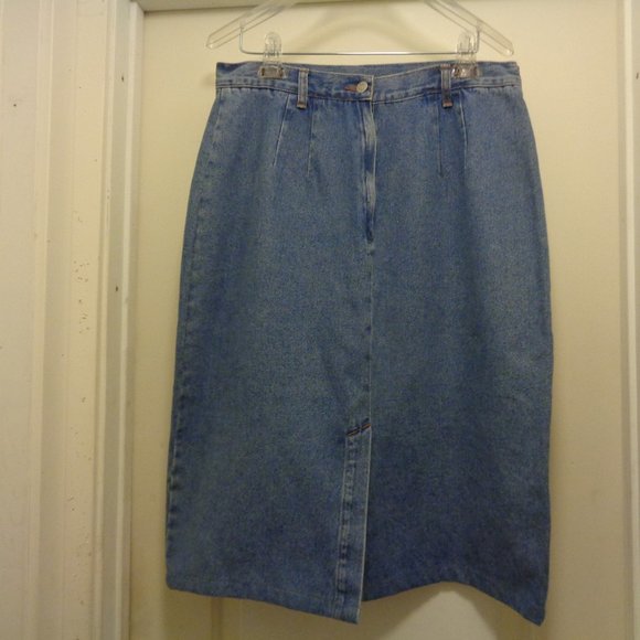 DENIM RETRO VENEZIA JEANS RETRO JEAN SKIRT 14 - Picture 1 of 6